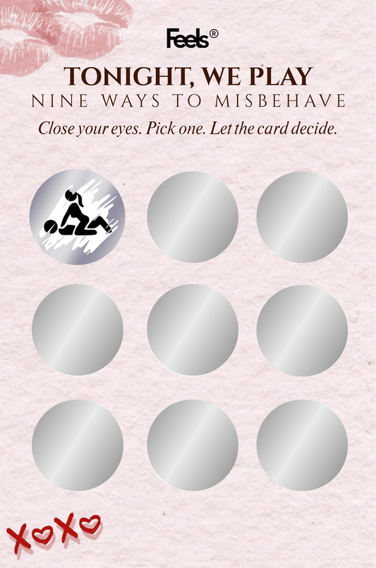 "Nine Ways to Misbehave" Scratch Card