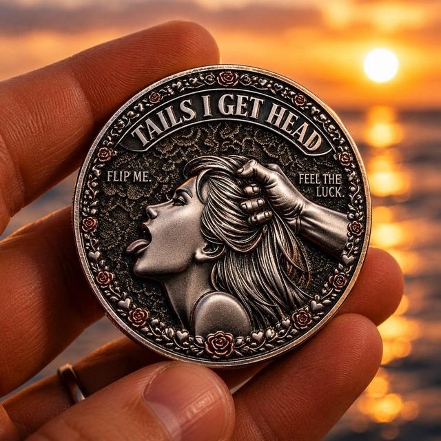 Feels Cheeky Gift for Him or Her | Fun Decision Coin